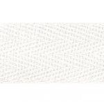 Baumwollwebband - 20mm - Weiß