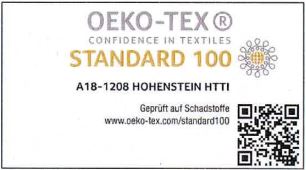 oeko-tex standard 100 zertifiziert