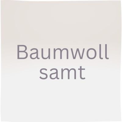 Baumwollsamt uni