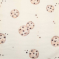 Preview: Weicher Musselin mit Cookies gemustert