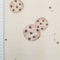 Preview: Weicher Musselin mit Cookies gemustert