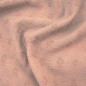Preview: weicher leichter Musselin melange in puderrosa mit Jacquard Muster