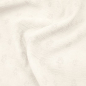 Preview: weicher leichter Musselin melange in ecru mit Jacquard Muster