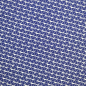 Preview: Kuschelweicher Jersey in Royalblau im Prisma-Muster