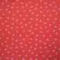 Preview: Weicher leichter jersey in Rot mit kleinen Ankern gemustert