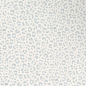 Preview: Superweicher French Terry aus Eigenproduktion in ecru mit Mini Leoprint in Puderblau