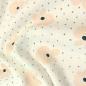 Preview: Weicher Ribjersey  von Swafing in ecru mt soften, zarten Blüten gemustert