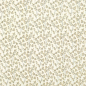 Preview: Leichter luftiger Baumwollstoff Seersucker in ecru mit kleinen senfgelben Miniblütenzweigen gemustert
