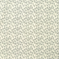 Preview: Leichter luftiger Baumwollstoff Seersucker in ecru mit kleinen altgrünen Miniblütenzweigen gemustert
