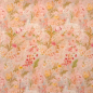 Preview: Weiche luftige Viskose in Peach-Farbtönen mit sommerlichen Blumen gemustert