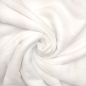 Preview: Wellnessfleece Maerchensterne in Weiss, ideal für kuschelige Decken und Kissen