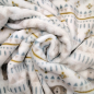 Preview: Wellnessfleece mit Baerenkoepfen gemustert