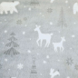 Preview: Kuscheliger Wellnessfleece mit Winterweltmotiv