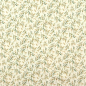 Preview: Weicher Ribjersey in Ecru mit Blätterprint gemustert