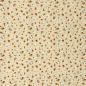 Preview: Weicher Baumwolljersey in Sand mit Miniblumen  gemustert