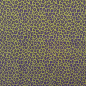 Preview: Weich fallender Swafing Jersey in senfgelb mit kleinem Leoprint in violett