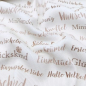 Preview: Weicher Ribjersey in zartnougat mit Herzensworten gemustert