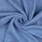 Preview: Weicher Strickstoff in Saphirblau. Ideal für kuschelige Pullover, Cardigans, Strickkleider, Muetzen oder auch Decken.