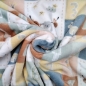 Preview: Wellnessfleece mit bunten Tieren, Quadraten und Zahlen gemustert