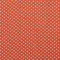 Preview: Baumwollstoff in orange mit verschiedenen Mustern.