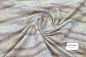 Preview: baumwoljersey in beige mit unterschiedlichen streifenmuster geknuellt