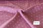 Preview: baumwollstoff in rosa gemustert mit kleinen weissen sternen