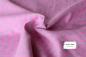 Preview: baumwollstoff in rosa gemustert mit punkten in grau-gruen