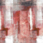 Preview: Baumwolljersey in rot gemustert mit Fantasymotiven im Digitaldruck