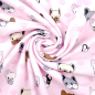Preview: Baumwolljersey in Rosa