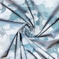Preview: Reflektierender Outdoorstoff Camouflage in Blau