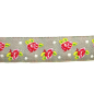 Preview: webband mit pinken Rosen