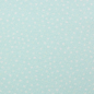 Preview: Baumwolljersey von Swafing in mint gemustert mit weissen Punkten