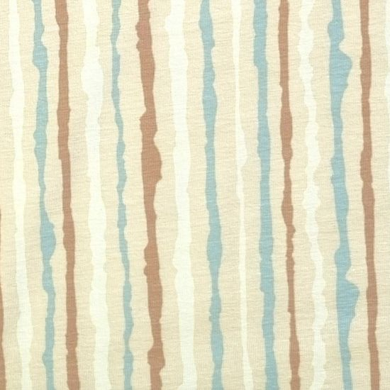 Preview: Jersey in sandbeige mit freestyle Stripes