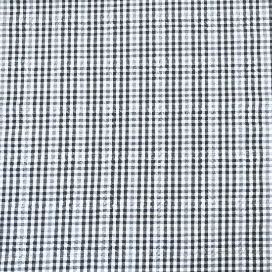 Preview: Weicher dehnbarer Viskose Stretch in Schwarz-Weiß kariert