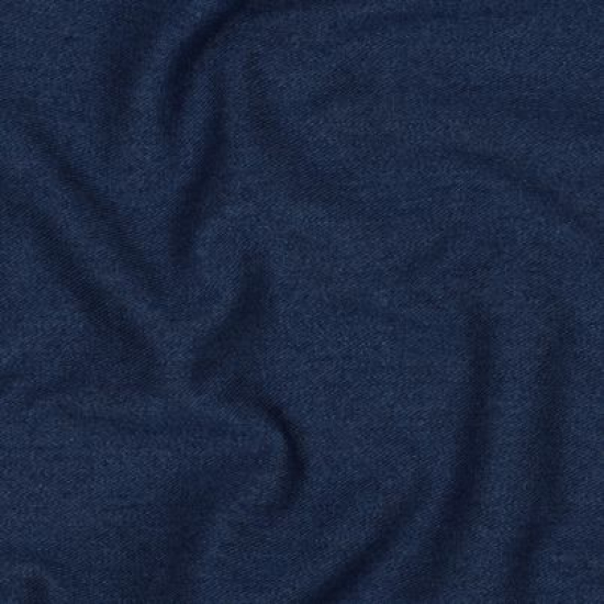 Weich fließender Knit Twill in Jeansoptik in denimblau