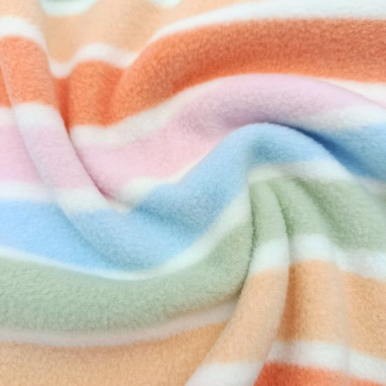 Weicher wärmender Fleece in sanften Pastellfarben
