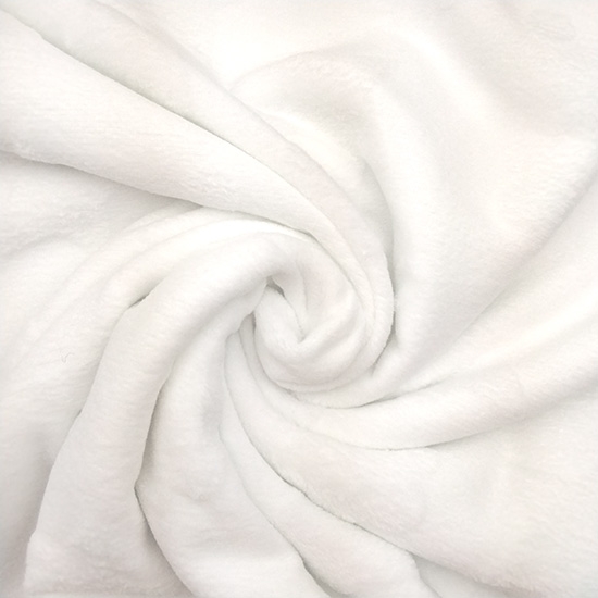 Wellnessfleece Maerchensterne in Weiss, ideal für kuschelige Decken und Kissen