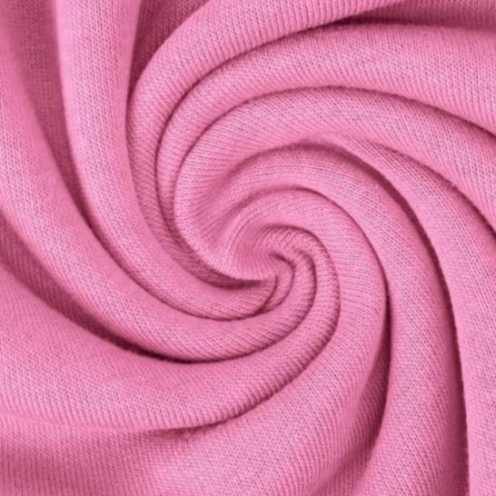 sweatshirtstoff uni in rosa fuer hoodies