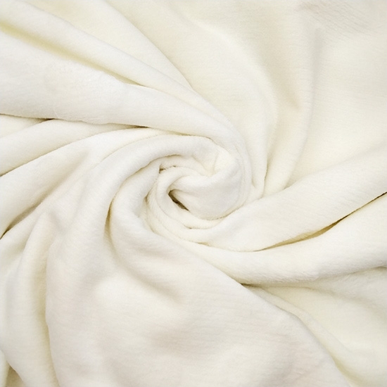 Wellnessfleece Maerchensterne in Eierschale, ideal für kuschelige Decken und Kissen