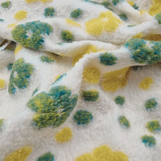 Preview: Teddystoff aus Wollanteil