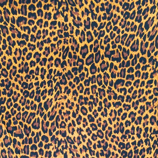 Preview: Angenehm weicher Ecovero in Brauntönen mit Leopardenprint