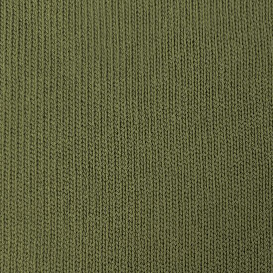Preview: Weicher kuscheliger Baumwoll-Strickstoff in Olive