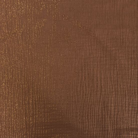 Zarter weicher Musselin in zimt mit Schimmereffekt