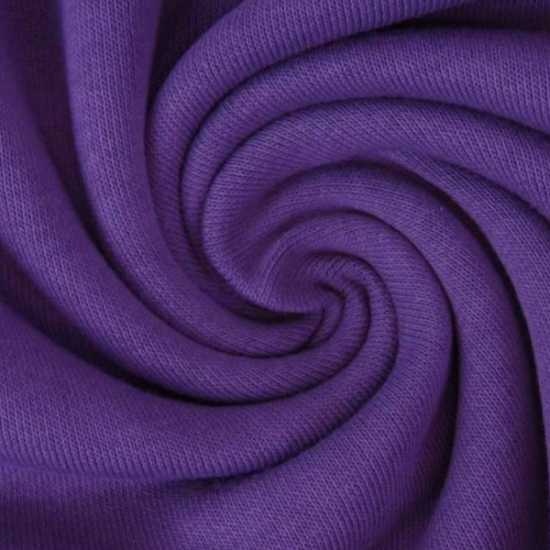 sweatshirtstoff uni in violett