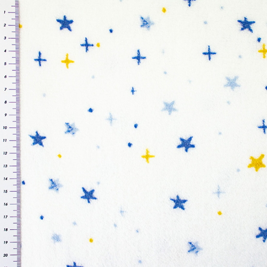 Preview: Wellnessfleece mit süßen Sternchen.