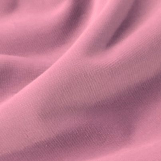Robuster Baumwoll-Samt in Rosa