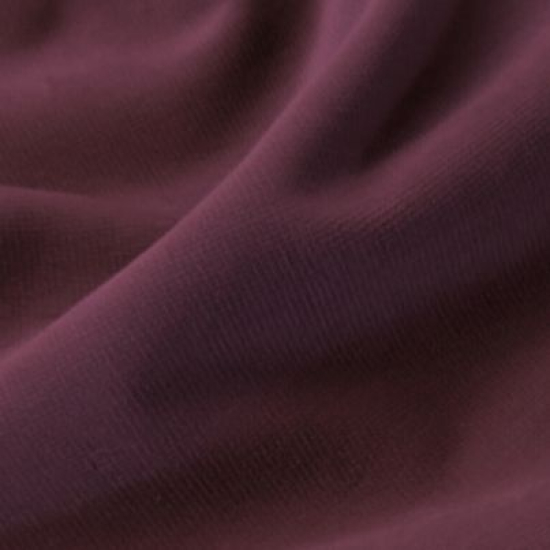 Robuster Baumwoll-Samt in Dunkle Beere