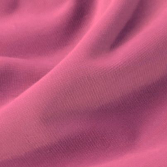 Robuster Baumwoll-Samt in Pink