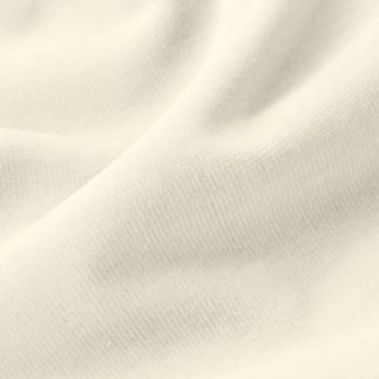 Robuster Baumwoll-Samt in Ecru