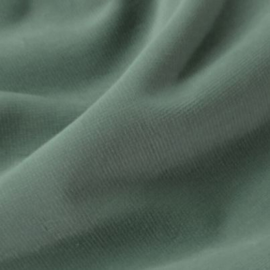 Robuster Baumwoll-Samt in Altgrün
